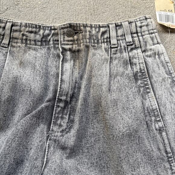 Deadstock 90s Dockers Jeans Black 29x32 Pleated Denim Levi’s Baggy Acid Vintage - Picture 5 of 16